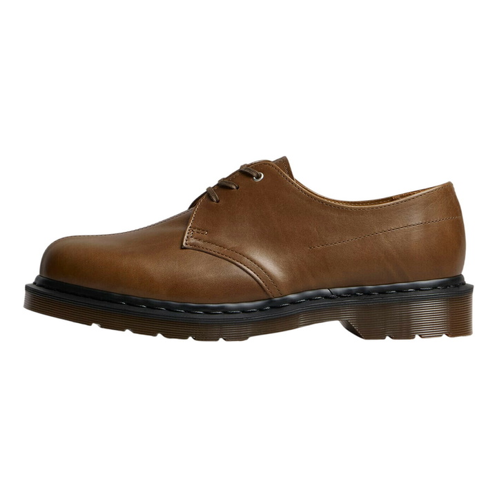 Photo: Dr. Martens Men's x Sage Nation 1461 3 Eye Shoe in Clover Green