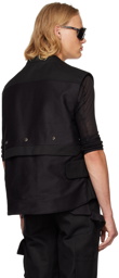ADYAR SSENSE Exclusive Black Utility Vest