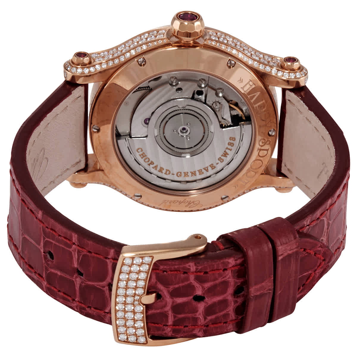Chopard Happy Sport Mother of Pearl with Diamonds and Rubies Dial