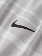 Nike Golf - Tour Striped Dri-FIT Golf Polo Shirt - Gray