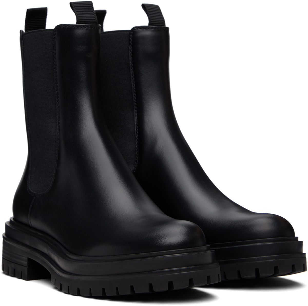 Gianvito Rossi Black Chester Chelsea Boots