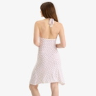 Fruity Booty Women's Polka Midi Dress in Red/White