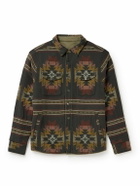 Faherty - Doug Good Feather Bondi Reversible Quilted Organic Cotton-Jaquard Jacket - Multi