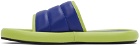 Moschino Blue & Green Logo Slides