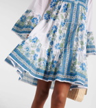 Juliet Dunn Floral cotton minidress