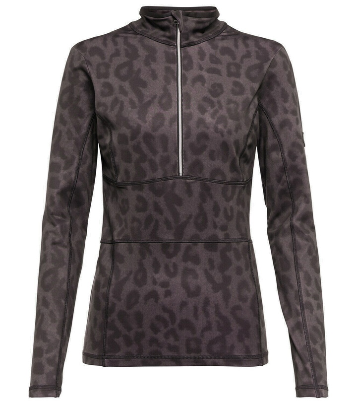 Photo: Jet Set Leopard-print mockneck ski top