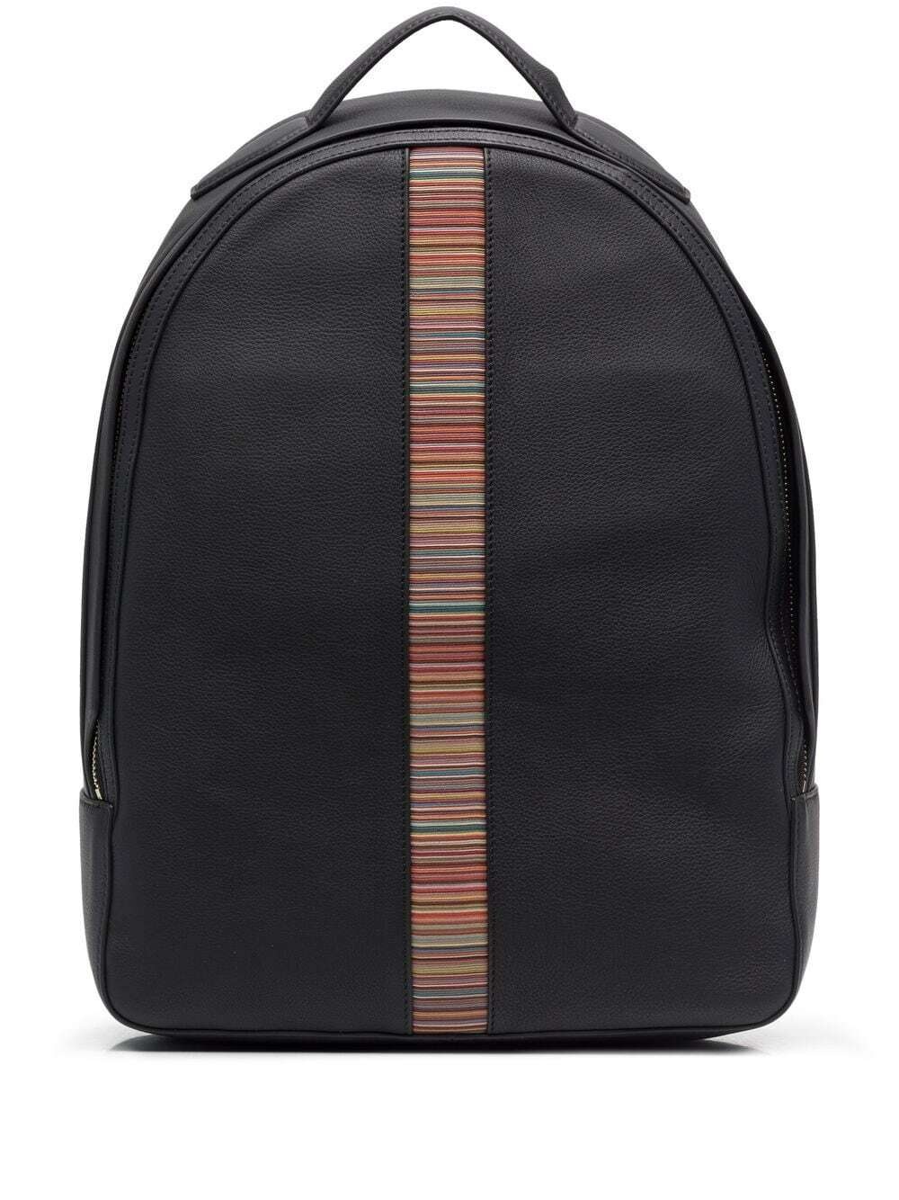 Photo: PAUL SMITH - Signature Stripe Leather Backpack