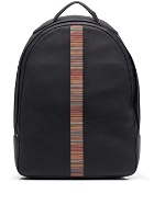 PAUL SMITH - Signature Stripe Leather Backpack