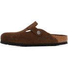 Birkenstock Brown Regular Boston Soft Footbed Loafers