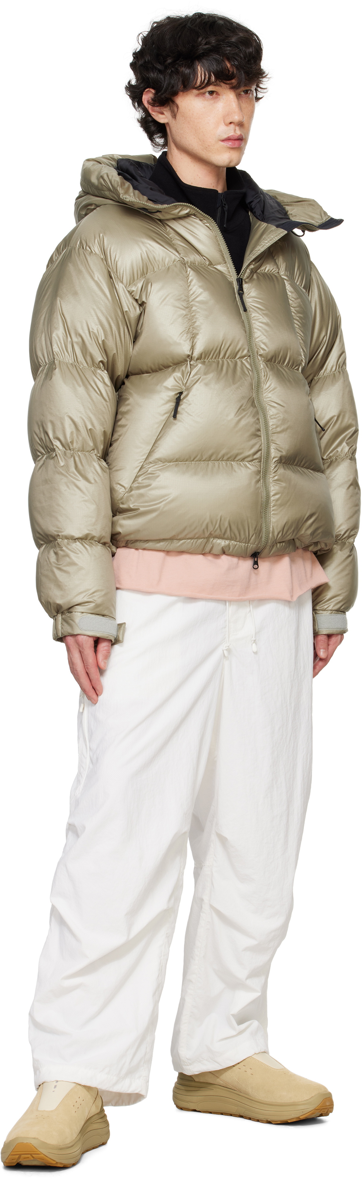 Goldwin Beige Pertex Quantum Down Jacket