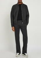 Givenchy Logo-appliquéd Wool-blend Track Sweatshirt Grey