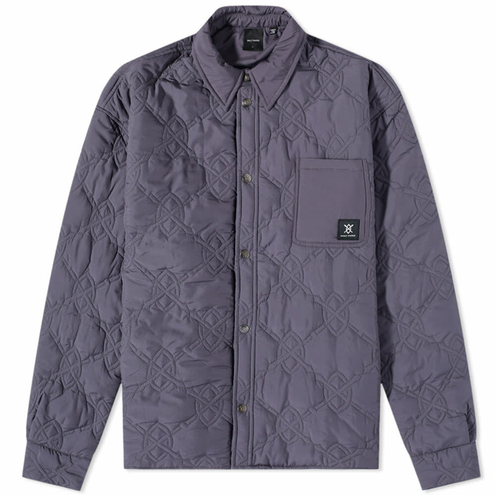 Photo: Daily Paper Men's Pajub Quilted Over Shirt in Odyssey Grey