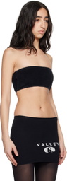 GREG ROSS Black Coast Bandeau Top