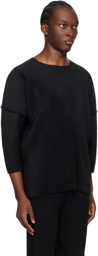 HOMME PLISSÉ ISSEY MIYAKE Black Monthly Color April Long Sleeve T-Shirt