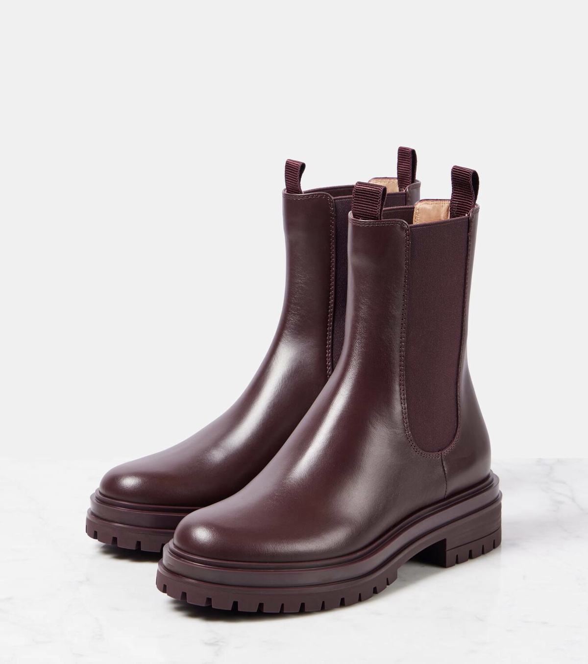 Gianvito Rossi Chester leather Chelsea boots