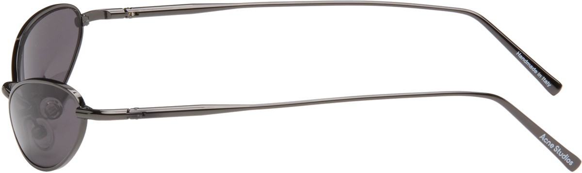 Acne Studios Black Steel Sunglasses
