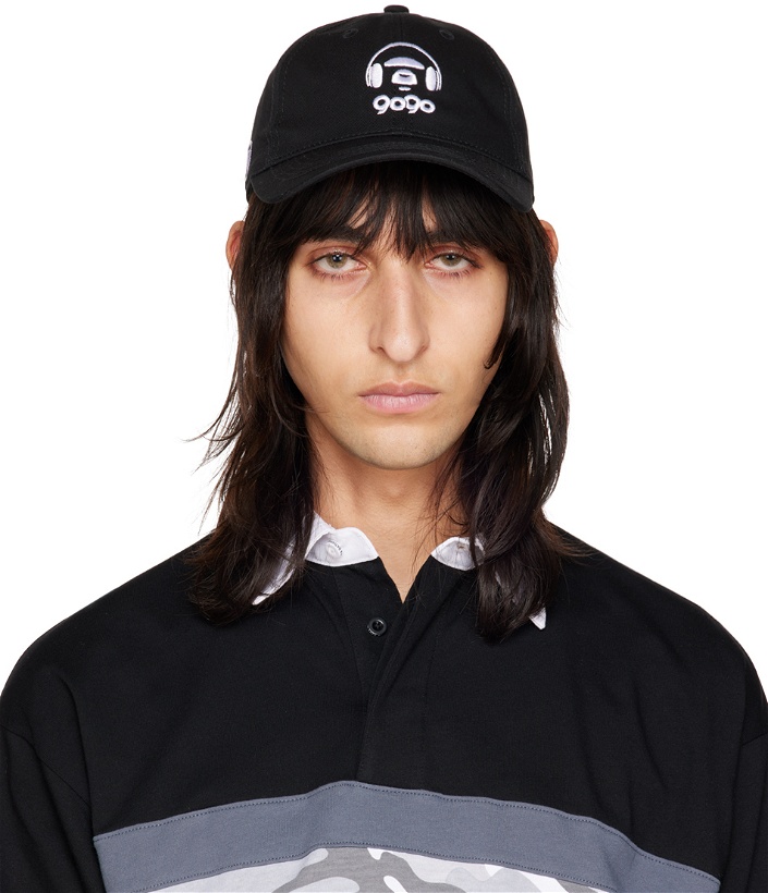 Photo: AAPE by A Bathing Ape Black Embroidered Cap
