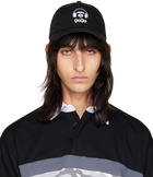 AAPE by A Bathing Ape Black Embroidered Cap