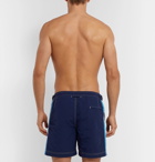 Orlebar Brown - Bulldog Mid-Length Striped Swim Shorts - Navy