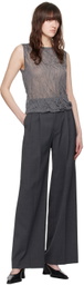 Filippa K Gray Crinkled Tank Top