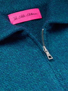 The Elder Statesman - Cashmere Zip-Up Sweater - Blue