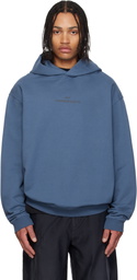 Maison Margiela Navy Reversed Logo Hoodie