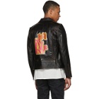 Saint Laurent Black Leather 1971 Jacket