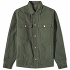 A.P.C. Men's Alex Padded Work Jacket in Dark Green