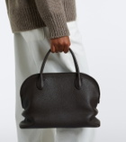 The Row Agnes Small leather top-handle bag
