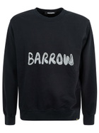 Barrow Logo Print Ribbed Sweatshirt