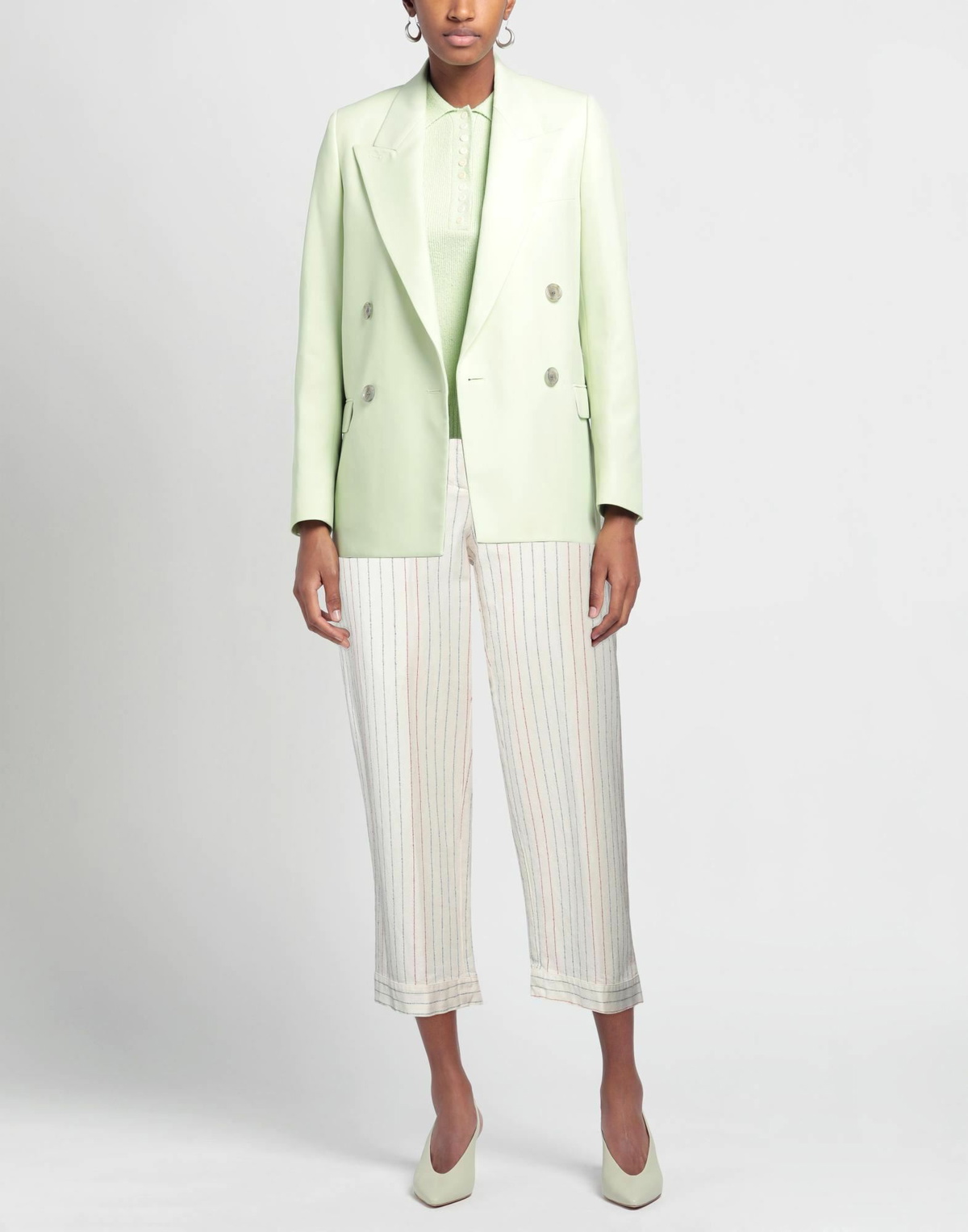 Alessia Santi Womens Pants Ivory