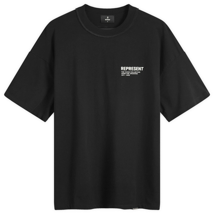 Photo: Represent Men's Monochrome Icons T-Shirt in Black