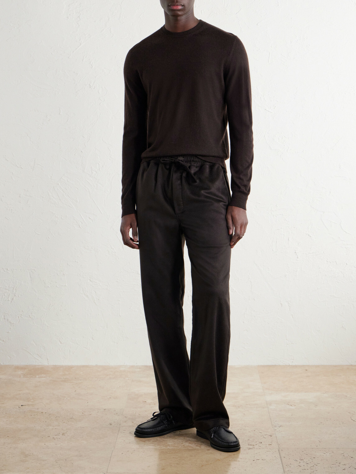 Saman Amel - Cashmere and Silk-Blend Sweater - Brown