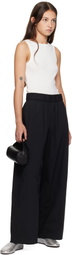 St. Agni White Organic Cotton Bateau Tank Top