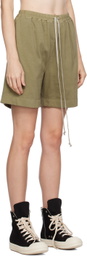 Rick Owens DRKSHDW Green Pentaboxers Shorts