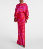 Pucci Iride silk twill maxi dress