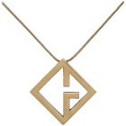 Givenchy Gold Geometric G Pendant Necklace