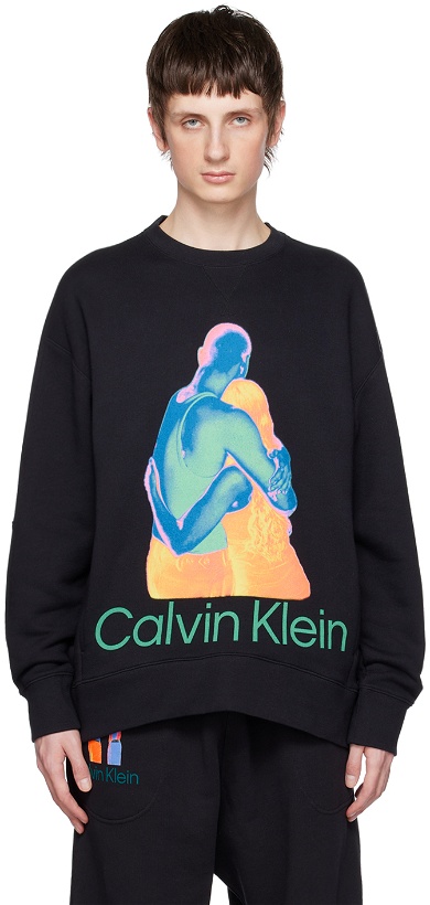 Photo: Calvin Klein Black Heat Sweatshirt