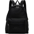 A.P.C. Black Backstage Small Backpack