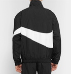 Nike - Logo-Print Nylon Track Jacket - Men - Black