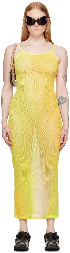 Photo: Acne Studios Yellow Tie-Dye Maxi Dress