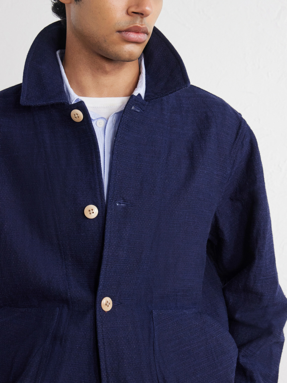 Folk - Prism Cotton Jacket - Blue