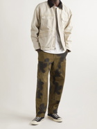 Stussy - Tapered Garment-Dyed Cotton-Canvas Cargo Trousers - Brown