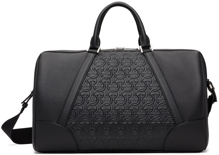 Photo: Ferragamo Black Gancini Duffle Bag