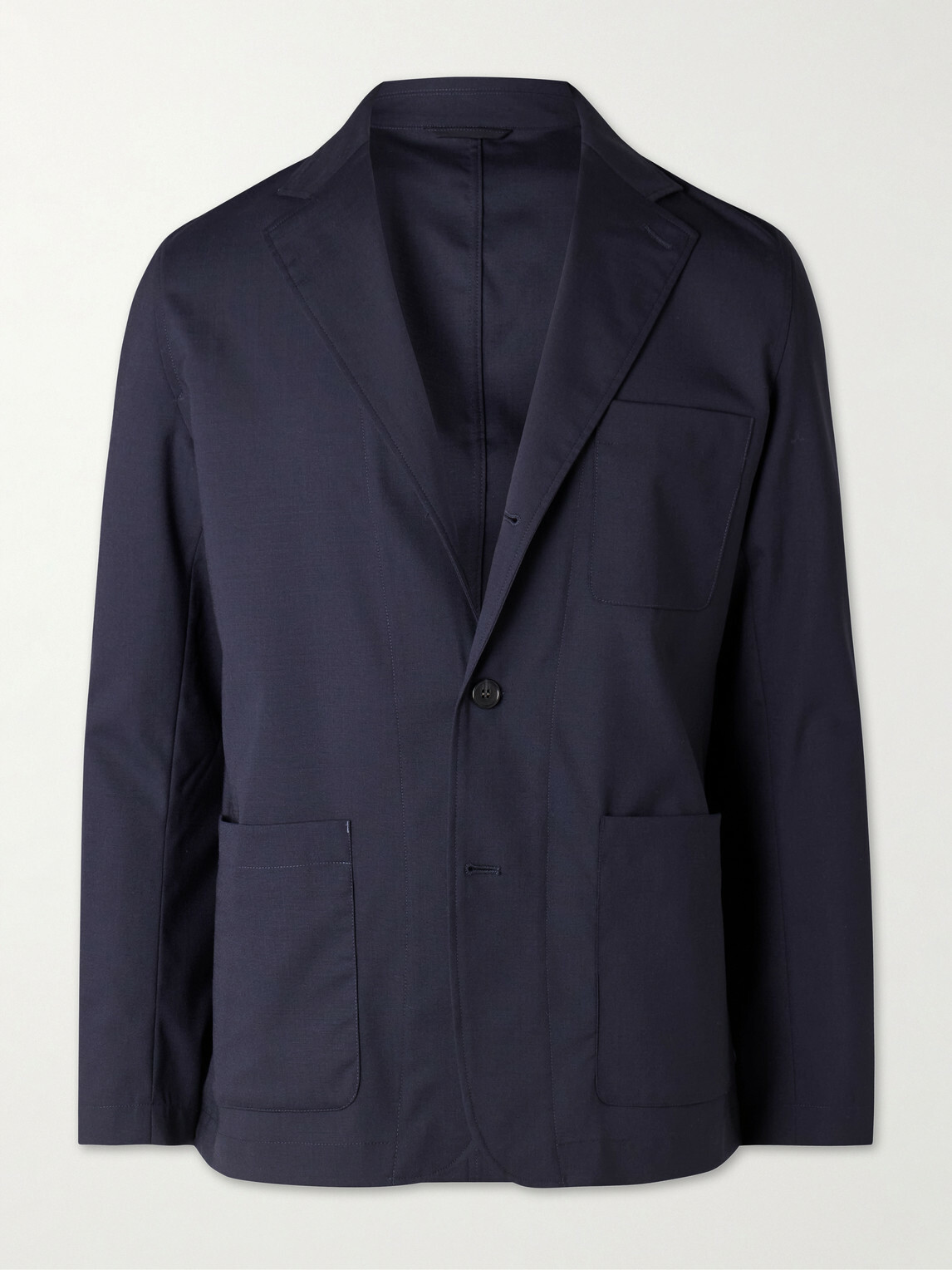 Hartford - Jonbee Flannel Blazer - Blue