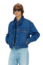 Diesel Trucker jacket in denim - Denim Jackets Mens in Blue