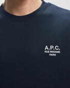 A.P.C. Sweat Rider Blue - Mens - Sweatshirts