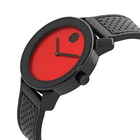 Movado Bold TR90 Quartz Red Museum Dial Mens Watch 3600762
