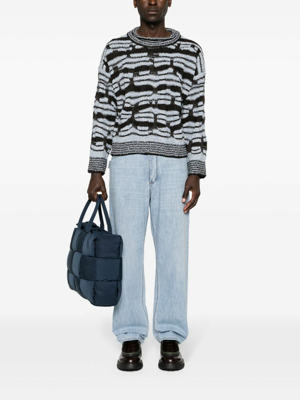 Bottega Veneta Bottega Veneta Sweaters Grey Knitted