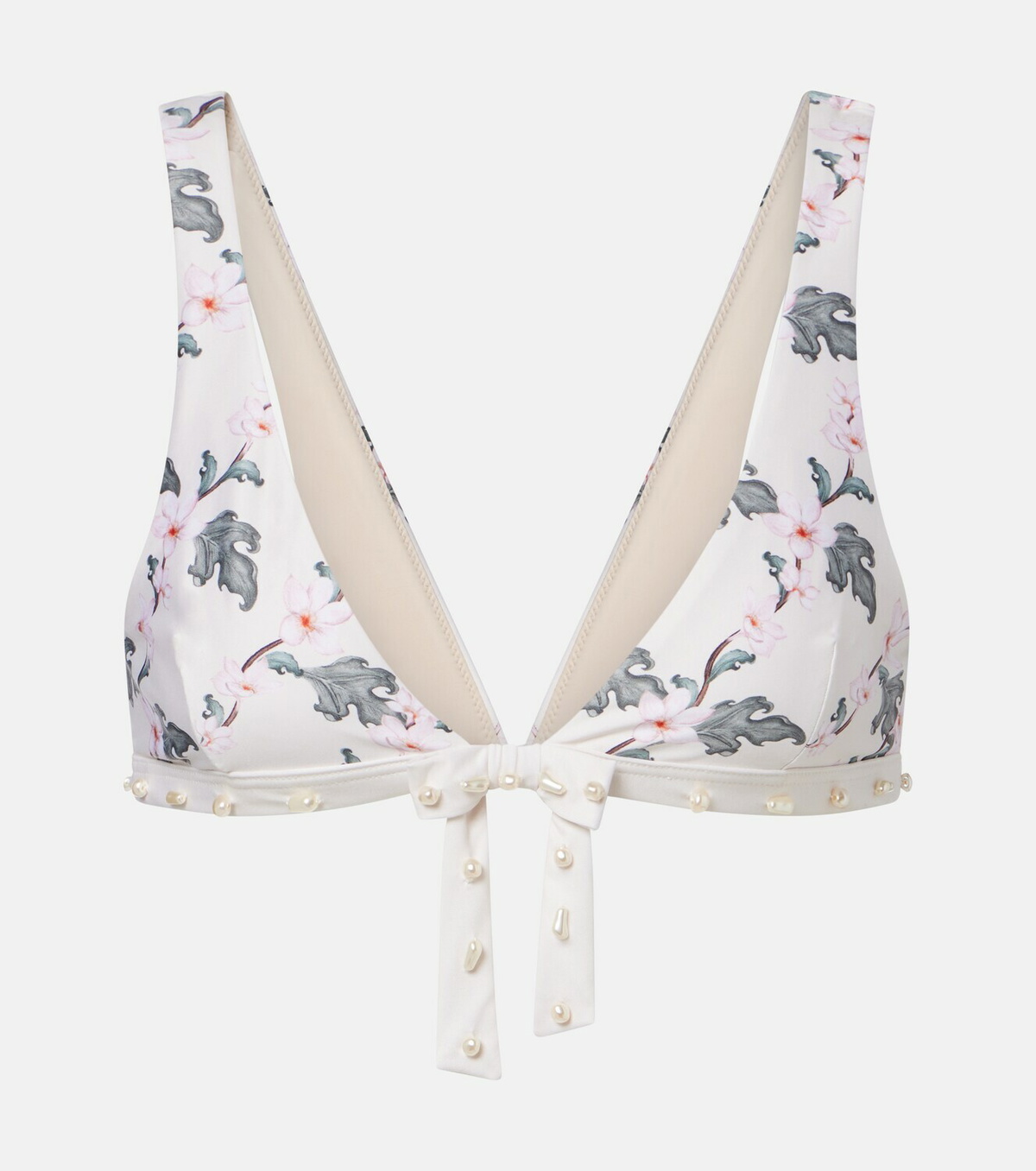 Agua by Agua Bendita Huerta floral bikini top